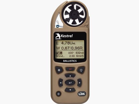 Kestrel 5700 Ballistics Weather Meter, LiNK, Tan