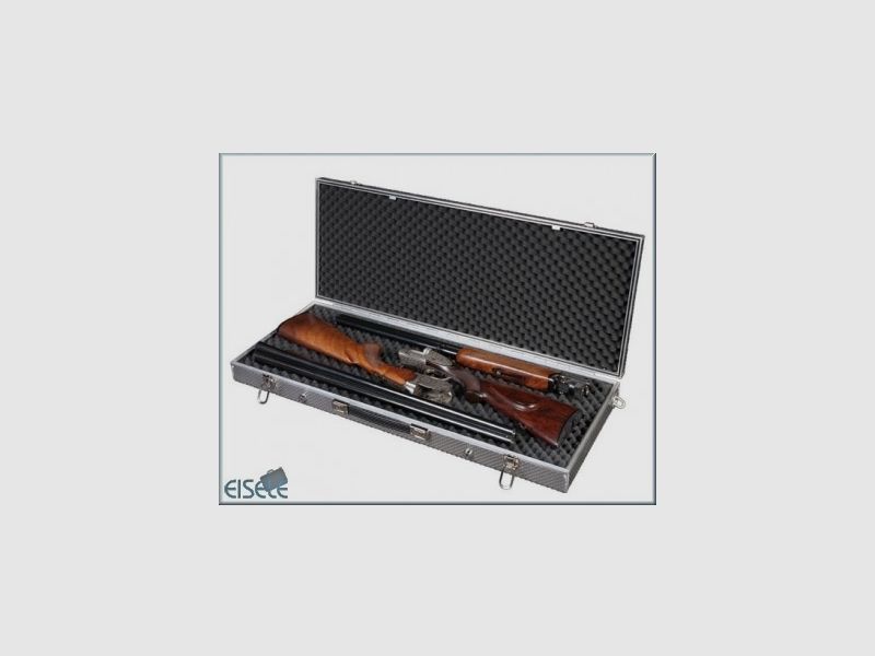 EISELE Gewehrkoffer SHOT/Dbig Alu silber / für 2 Waffen