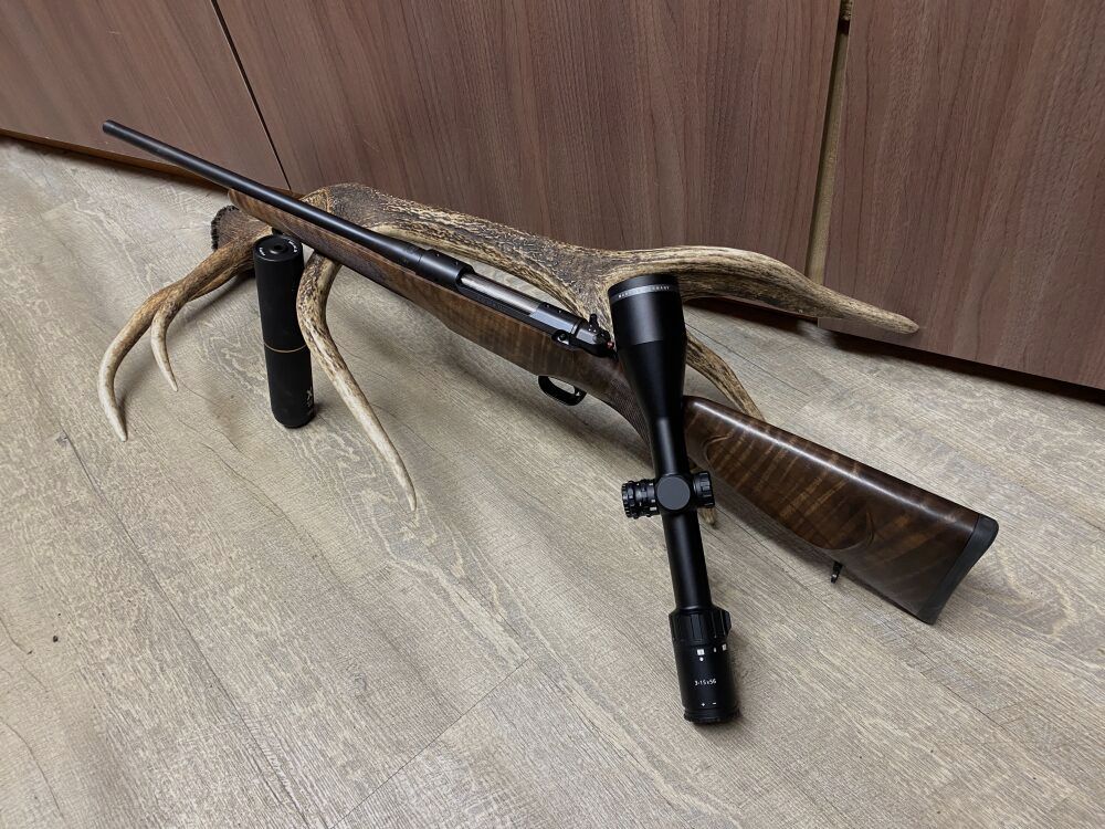 Mauser M12 Pure, met Minox Allrounder 3-15x56, met rail