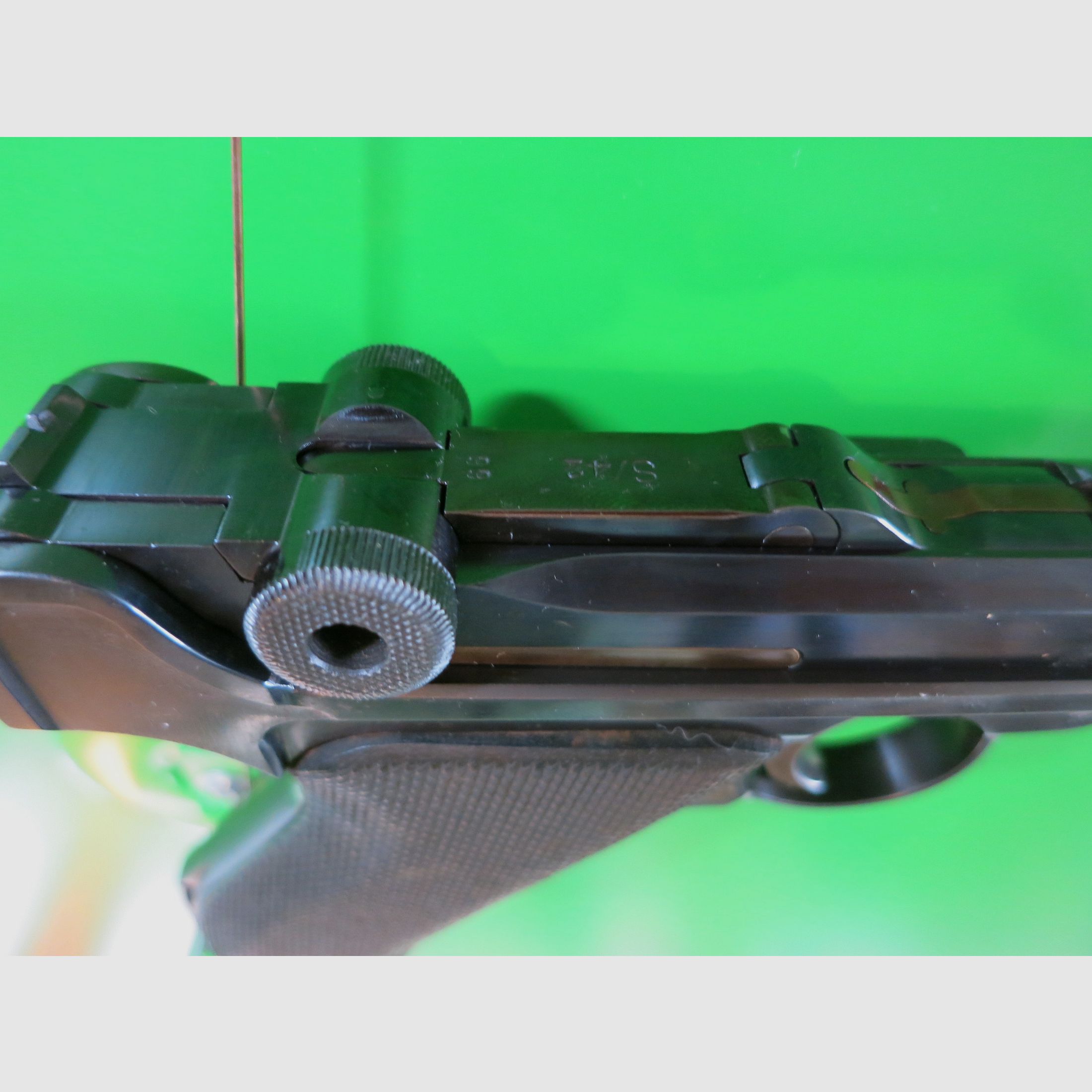 Mauser Oberndorf S/42 1936, Pistole 08 P08, 9 mm Luger, nummerngleich + perfekt!     #11