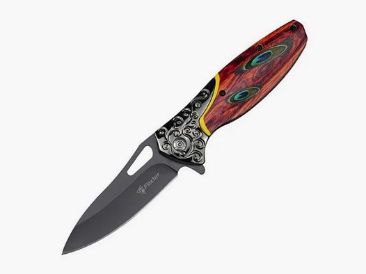 Nóż składany scyzoryk 20cm Foxter zdobienia
