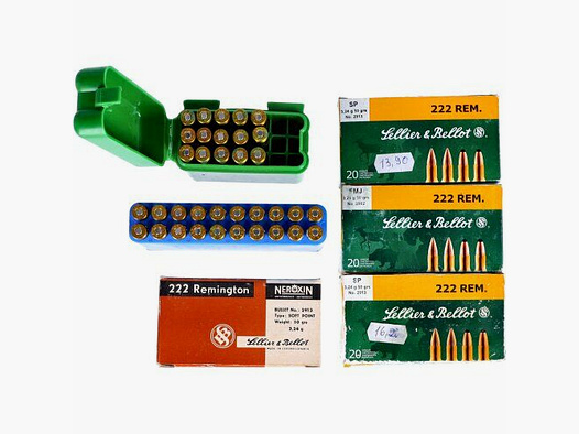Munition .222Rem S&B (94 Schuss)