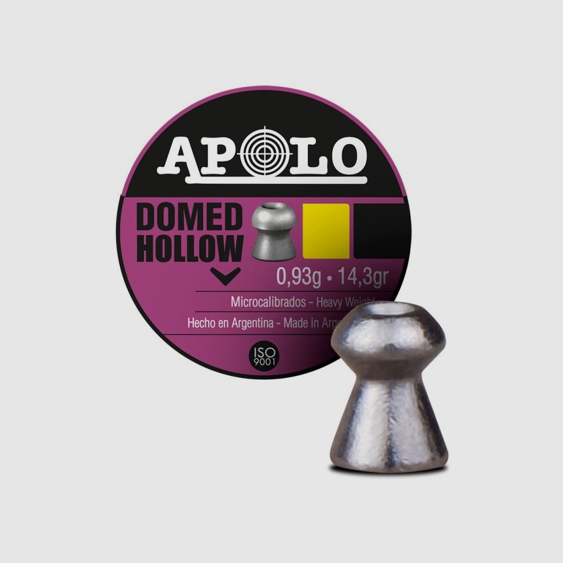 Diabolo APOLO Domed Hollow 4,5 mm (.177), Bild 3 von 6