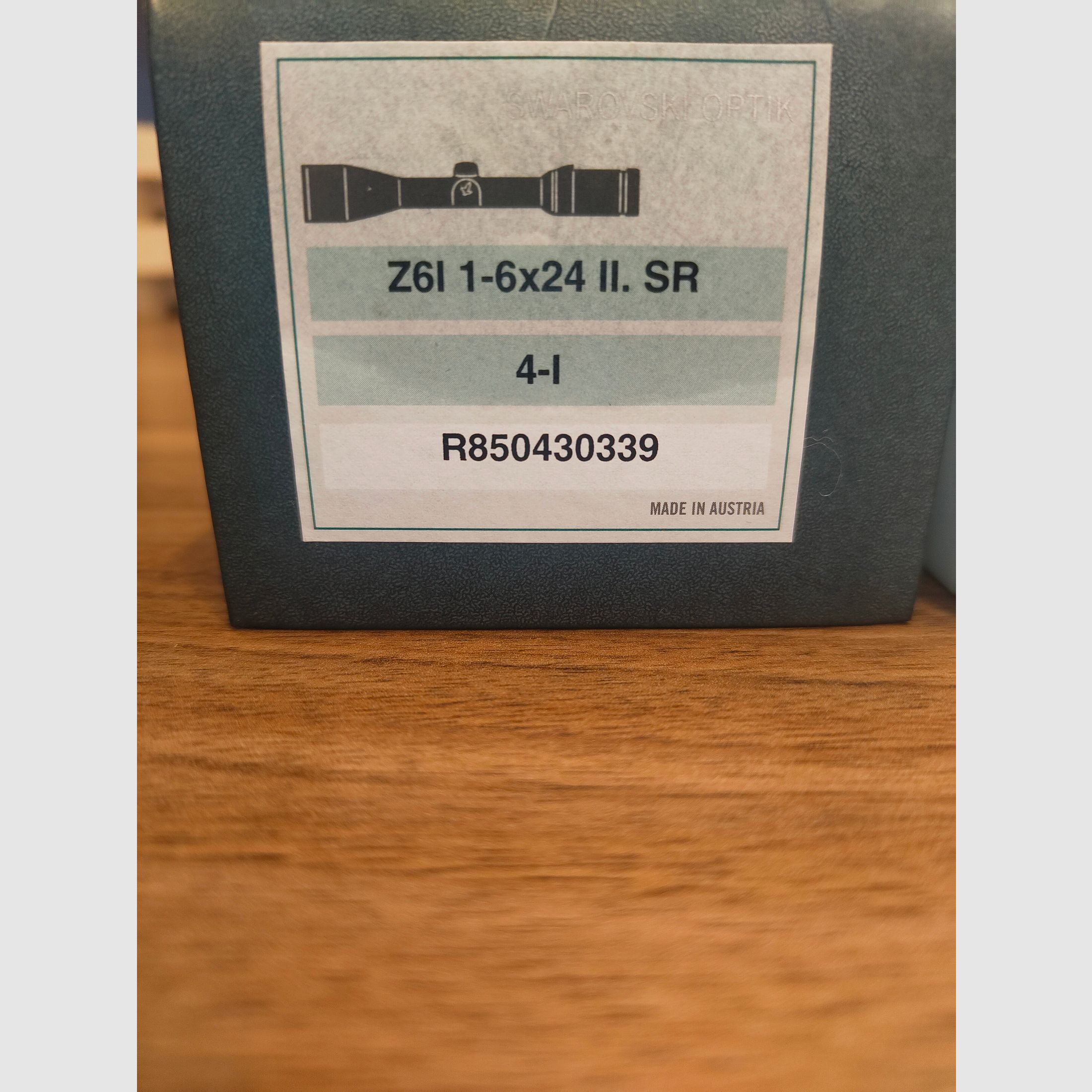 SWAROVSKI Z6i 1-6 x 24 SR Generation 2