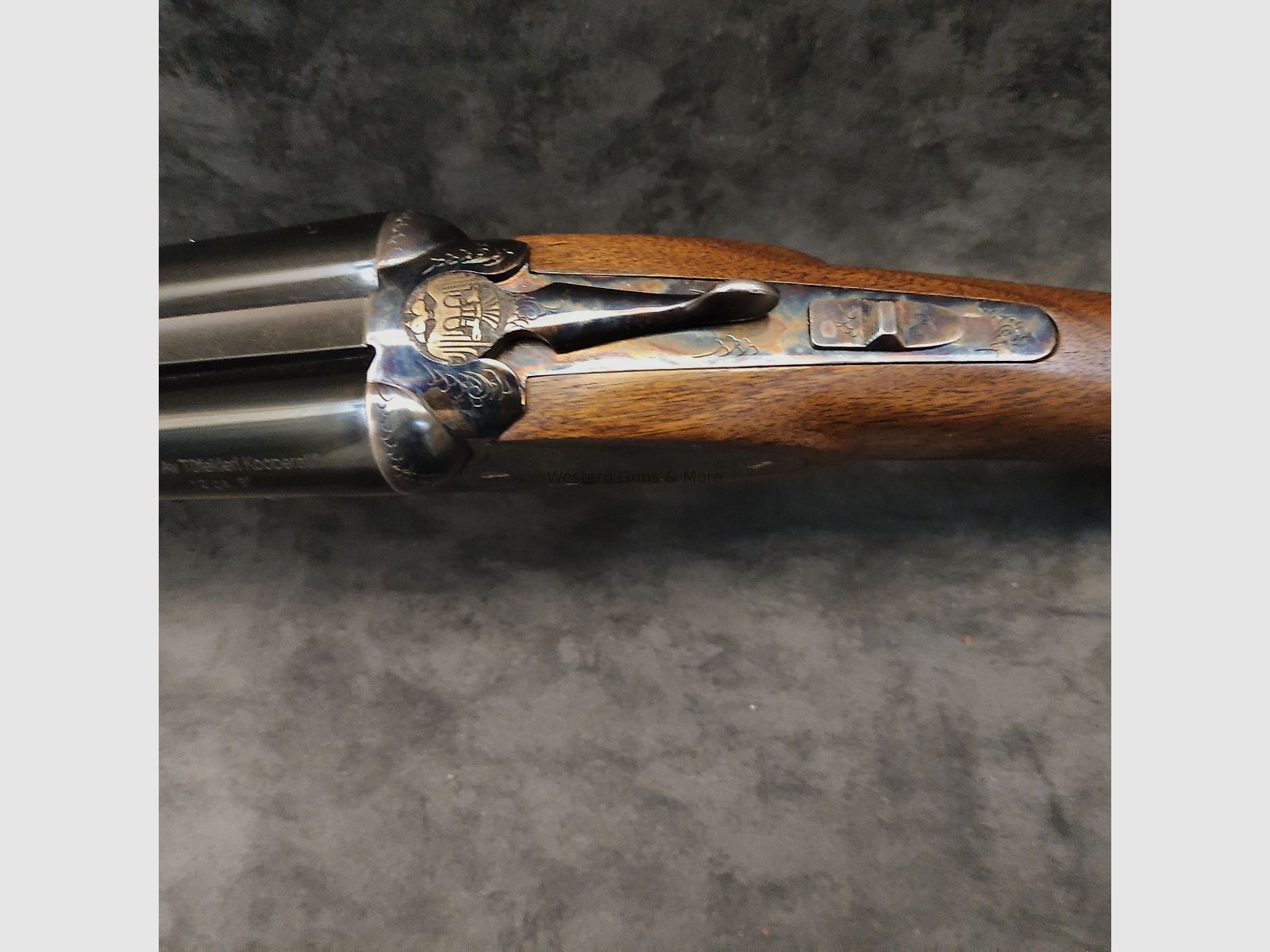 Huglu	 Huglu Kal.12/76  Mod. 201A Color Case "Coachgun" B2 Ware