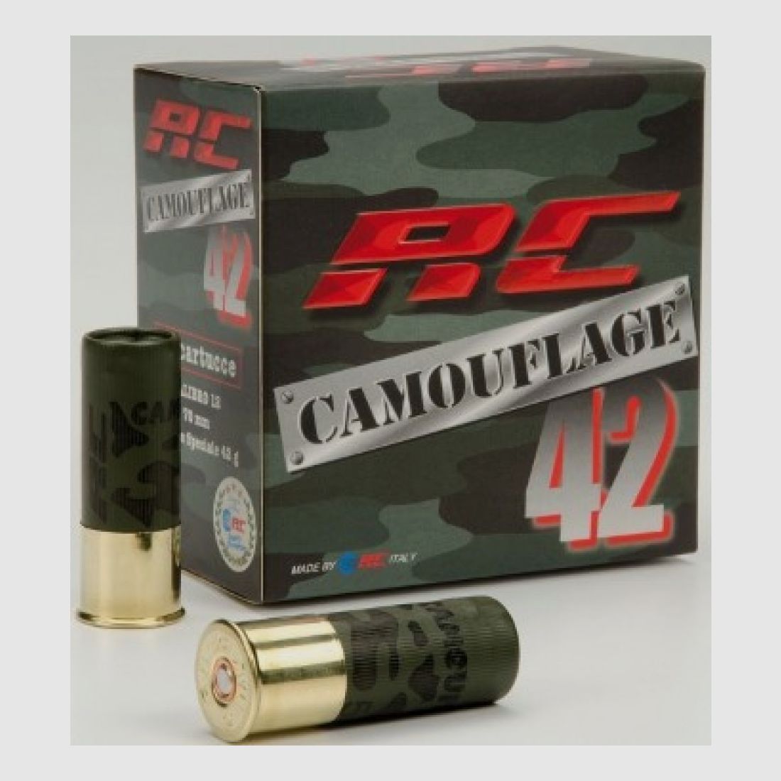 RC Patronen RC42 CAMOUFLAGE Kal.12 gr.42 pb.5 spezielle Taube