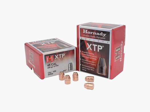 Hornady BULLETS .45/.452 250GR HP XTP – 100 Stk.