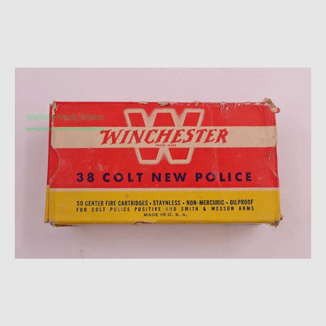 Winchester - USA Revolvermunition .38Colt New Police