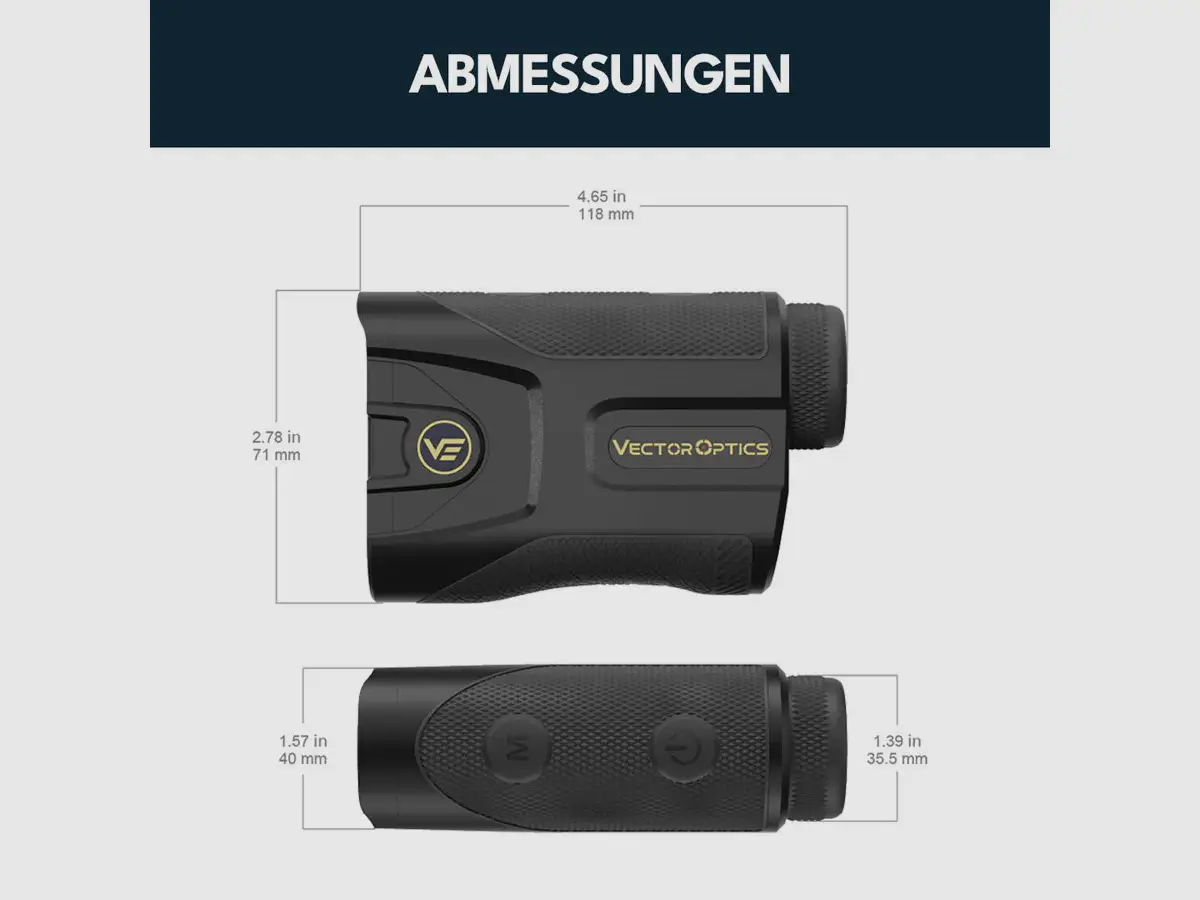 Vector Optics SCRF-S24 Paragon 7×25 GenIII Digital Ballistic Laser Rangefinder, image 4 of 5