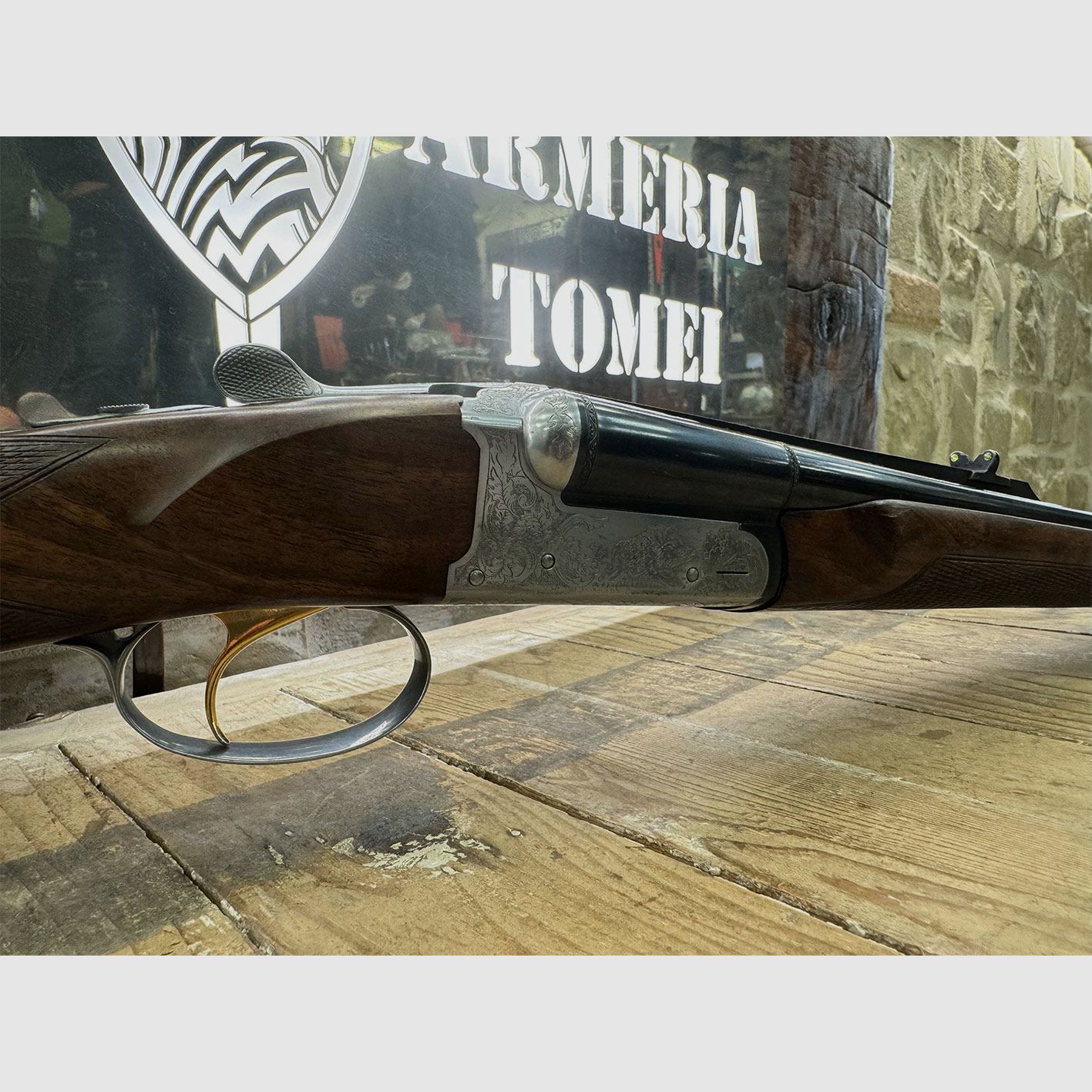 USED – SIDE-BY-SIDE SHOTGUN – SABATTI MOD. CLASSIC 92 cal. 8x57JRS, image 2 of 8
