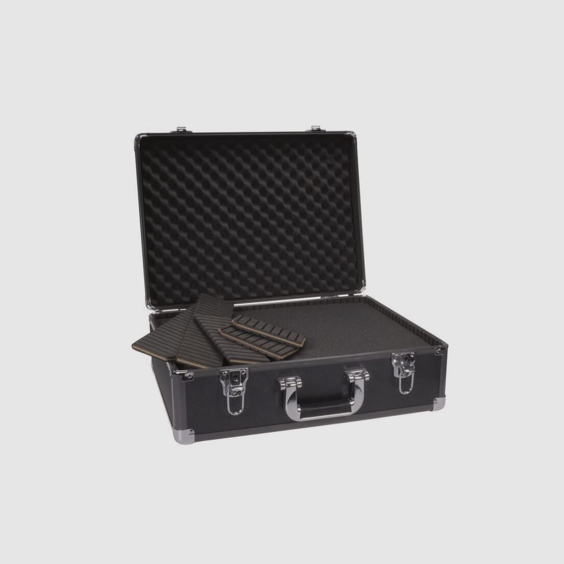 Dörr Aluminium Koffer mit Schaumstoff und Trennwand - Titan 48