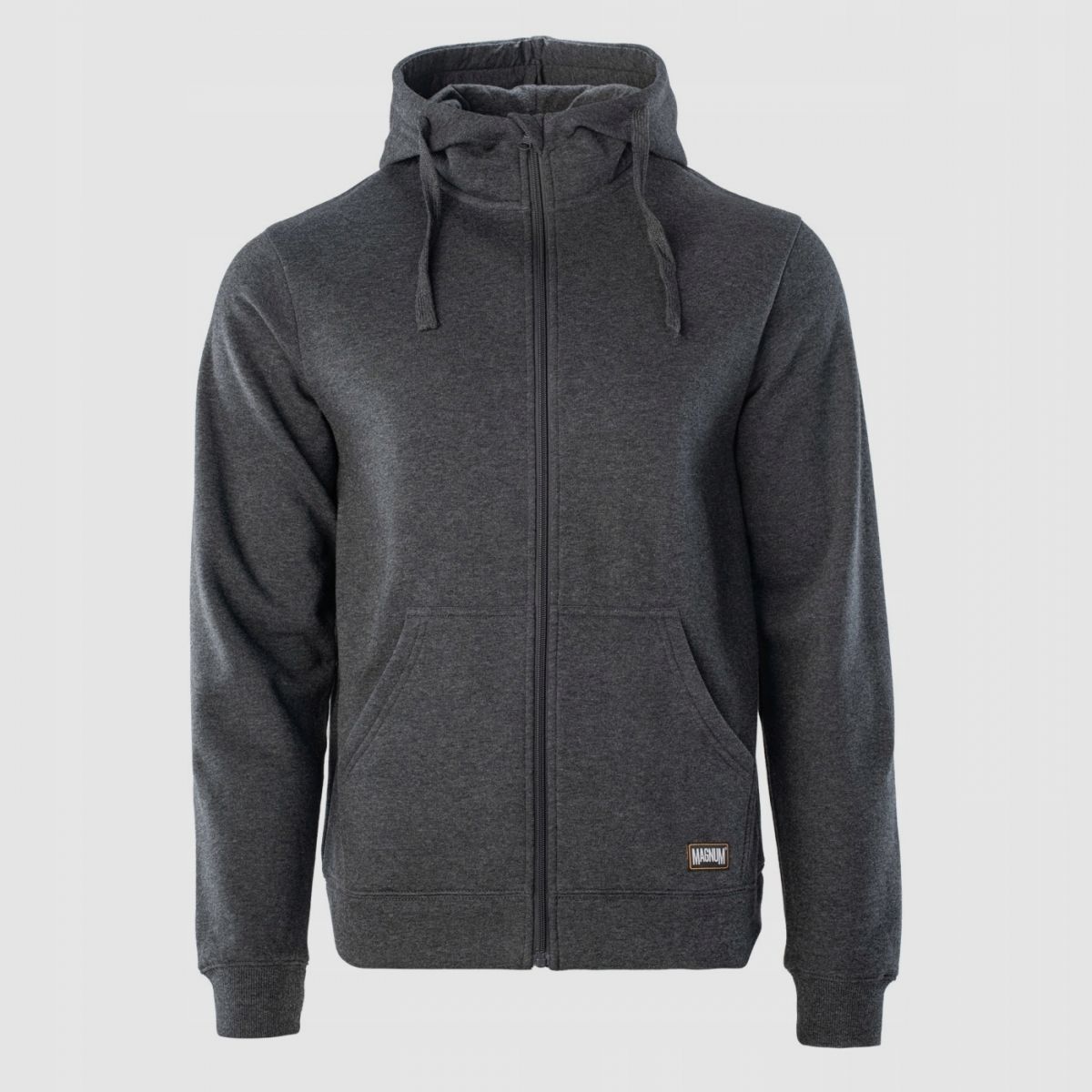 Bluza męska rozpinana z kapturem MAGNUM Lepus Szara r. S, zdjęcie 1 z 4