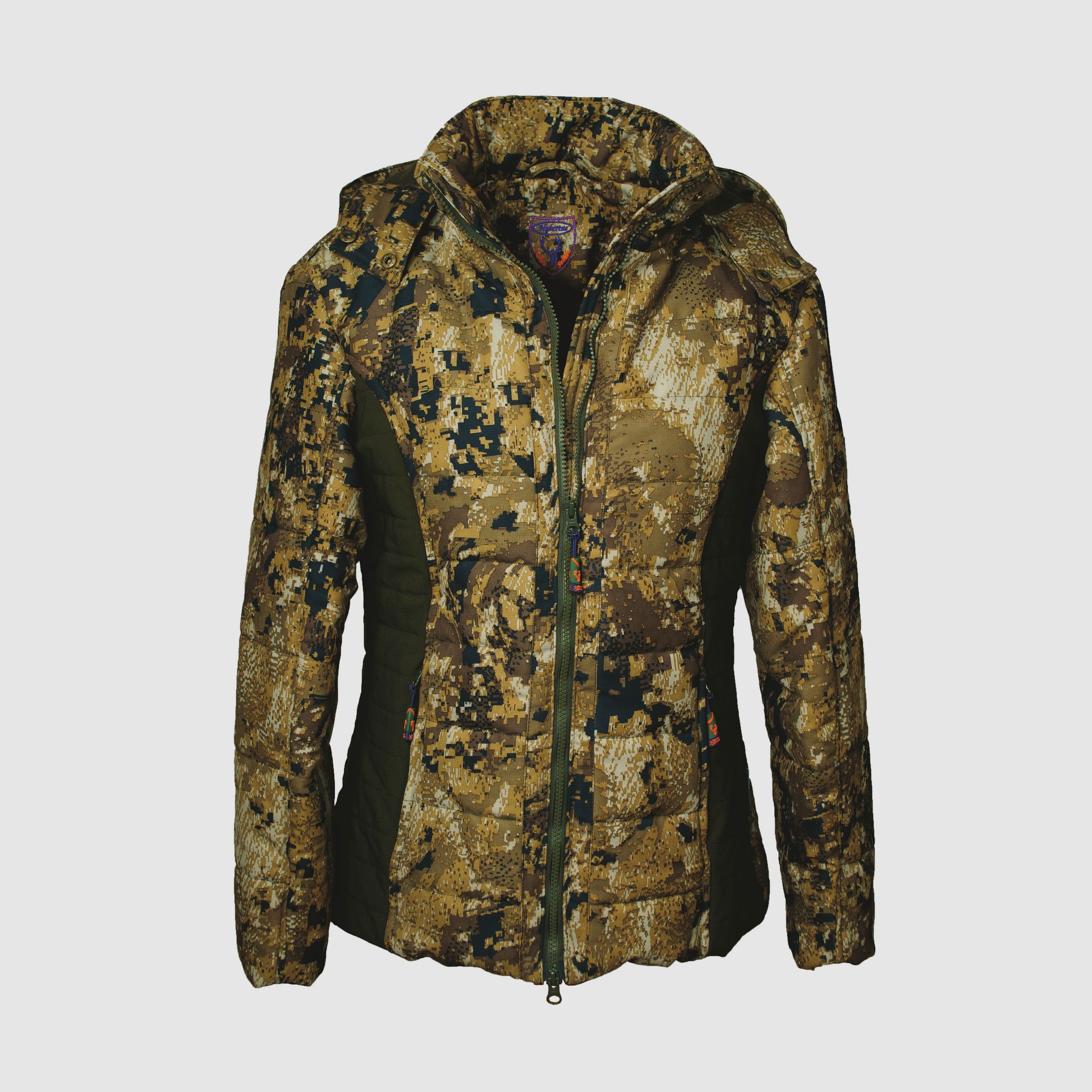 Dames Pixel-Camo-Jack OS60 - met Climashield-vulling