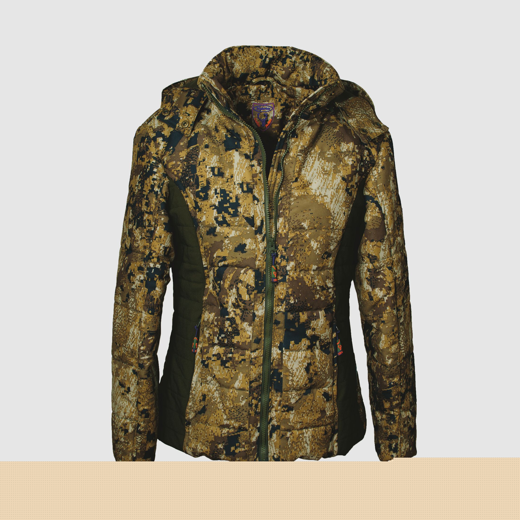 Dames Pixel-Camo-Jack OS60 - met Climashield-vulling