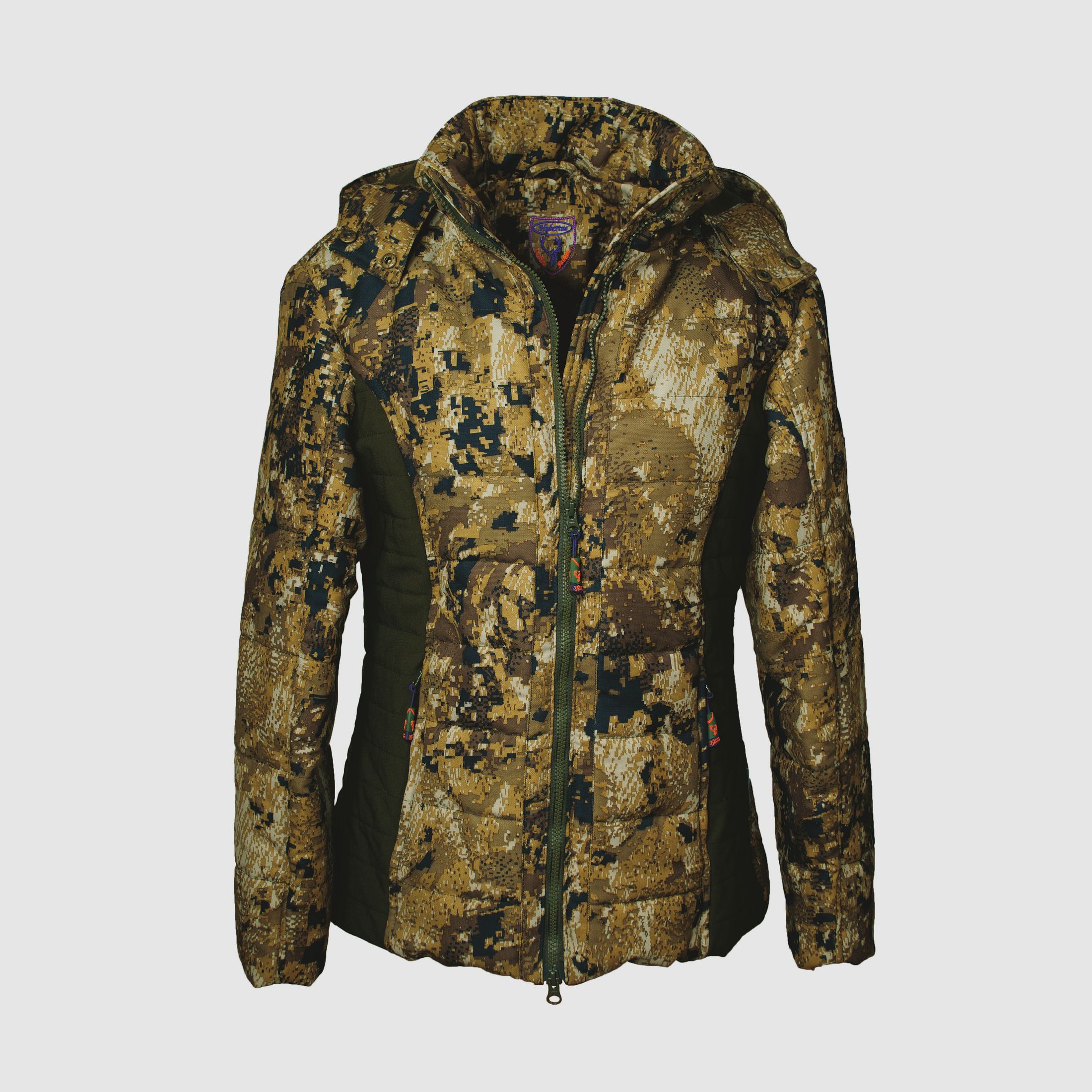 Damen Pixel-Camo-Jacke OS60 - mit Climashieldwatte