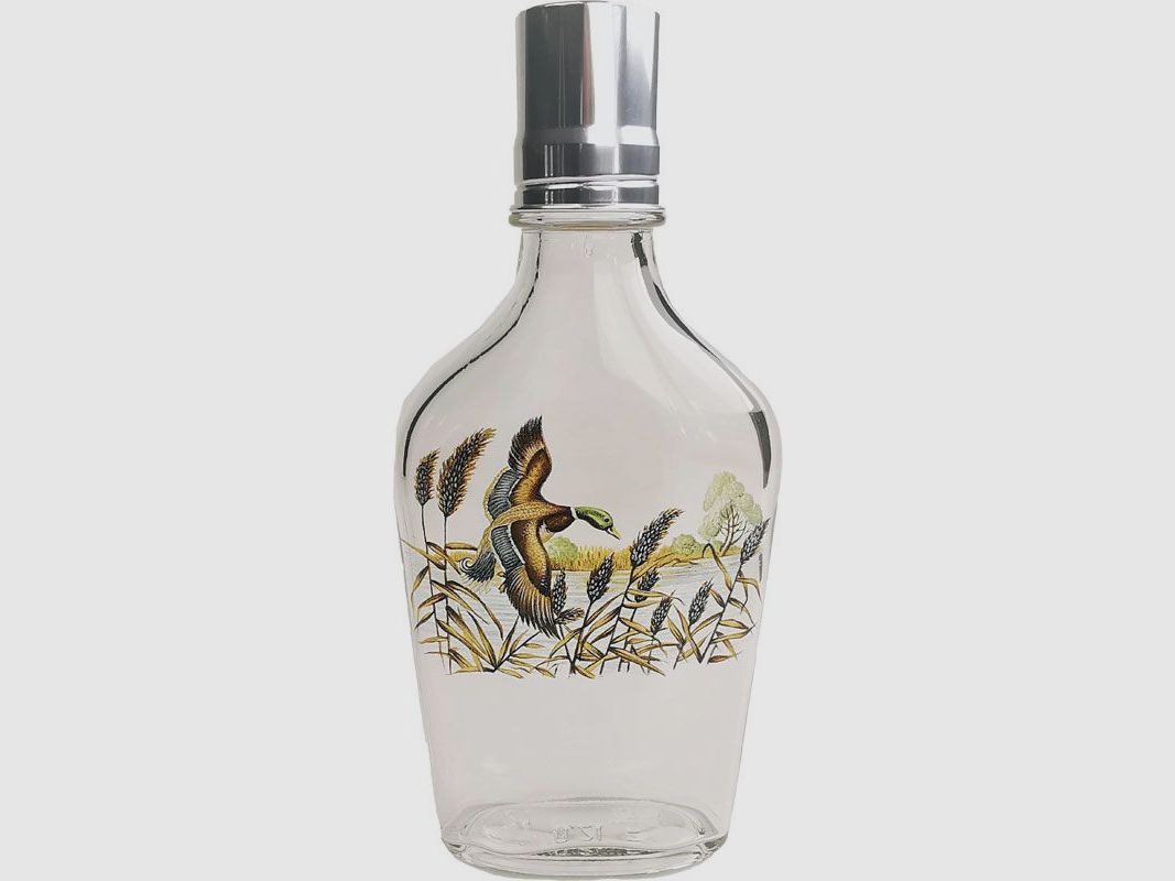 Taschenflasche Motiv Ente 200ml, Bild 2 von 2