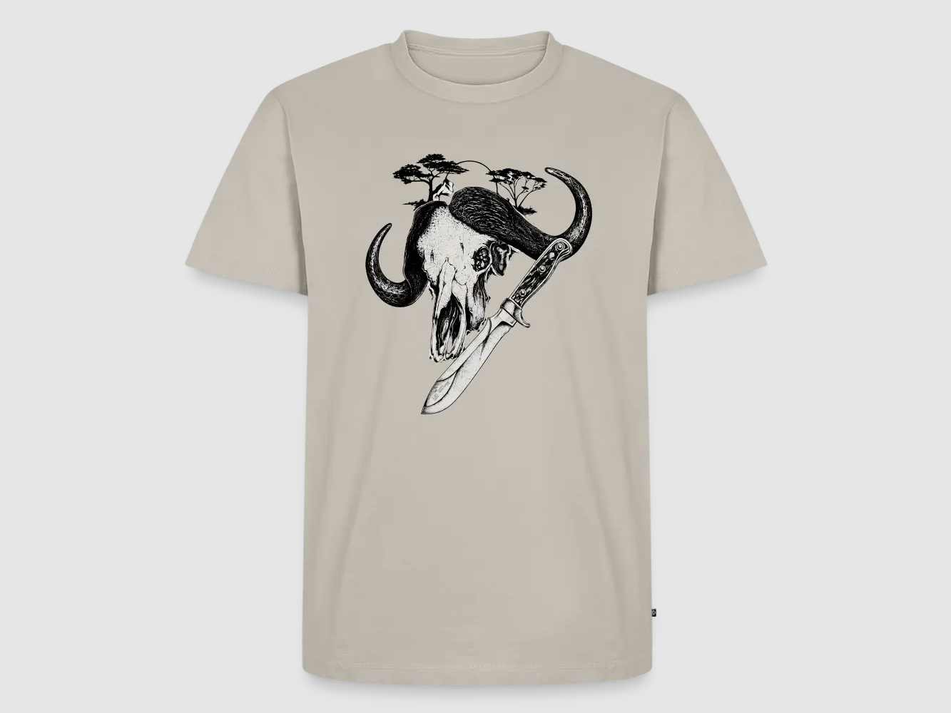 PUMA Men´s Premium T-Shirt „White Hunter – Big Game"