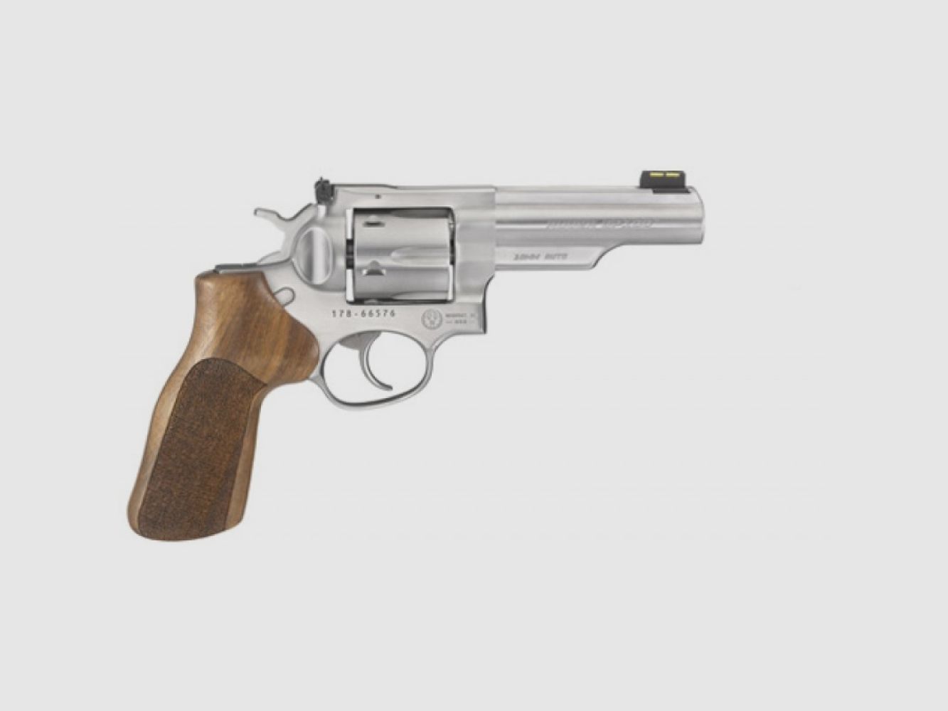 Ruger Revolver - DA, GP100 Match Champion, 10MM Auto, Satin Stainless, adj., 4.20"