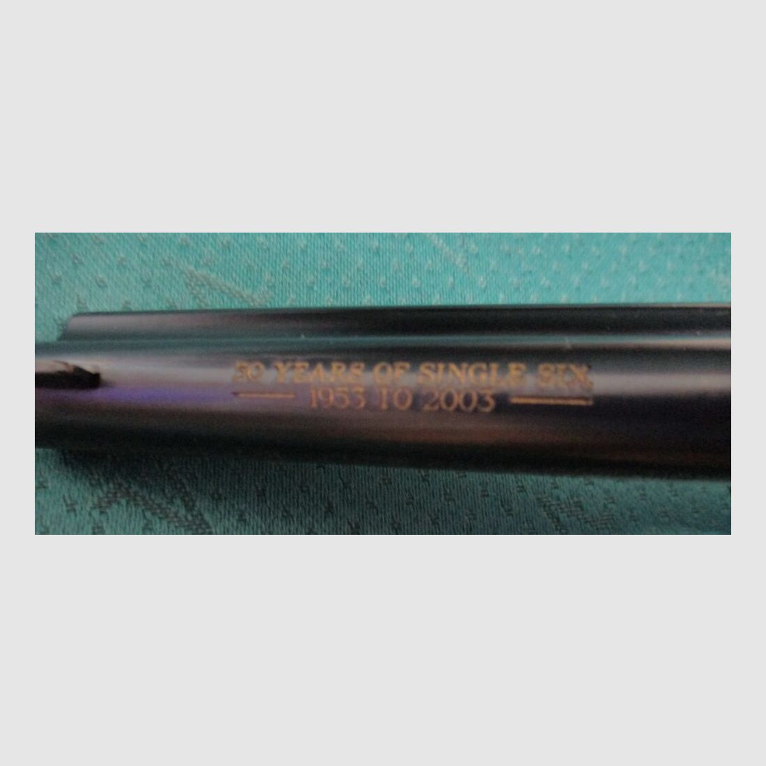 Revólver Ruger modelo conmemorativo 50 años modelo Single Six 1953-2003 Single Six