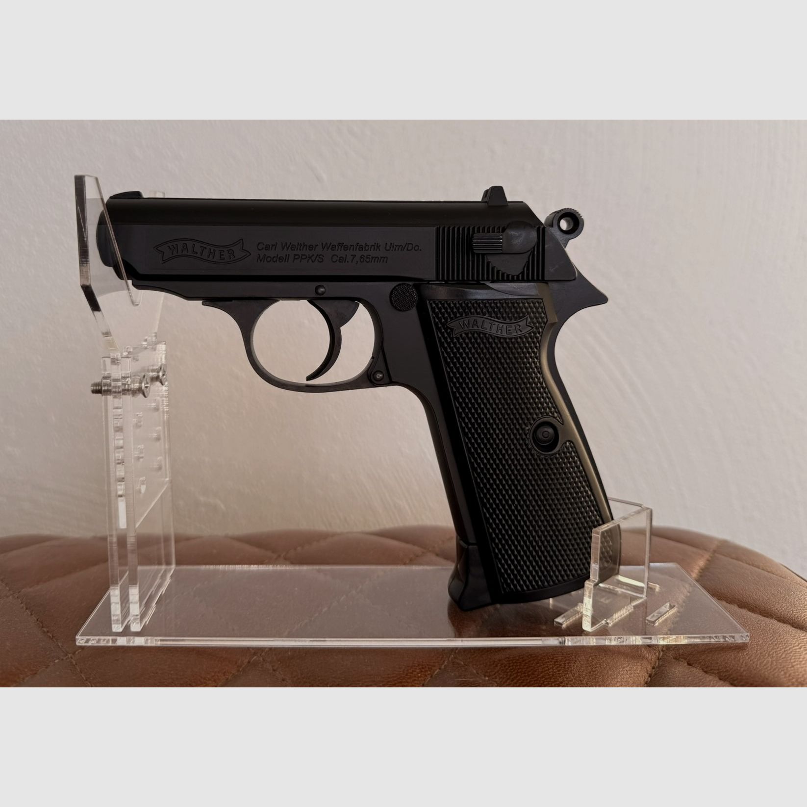 Walther PPK/S Co2-Pistole Blow Back Kaliber 4,5 mm Stahl BB