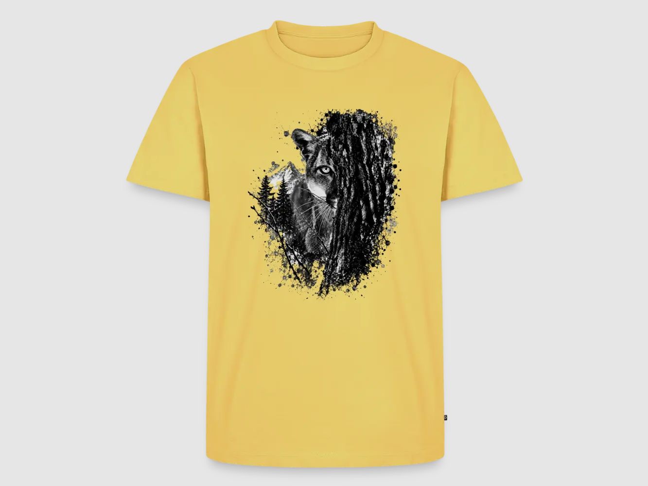 PUMA Men´s Premium T-Shirt „Lauernder Puma"