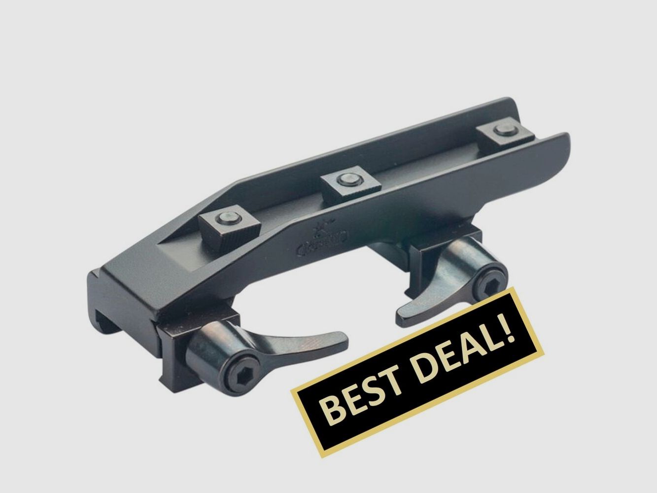 Rusan flip-up quick-release mount for Picatinny profile, one-piece riflescope rail for ZM rail