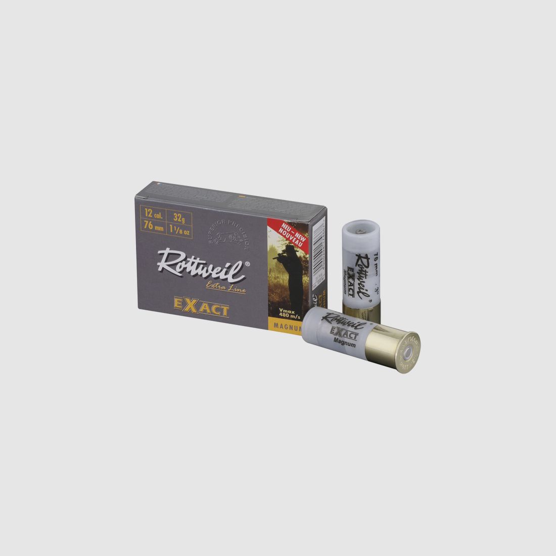 Naboje ROTTWEIL EXACT MAGNUM – 12/76 – 32g –
