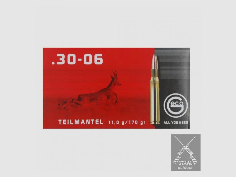 Geco .30-06 Springfield Teilmantel 170 gr