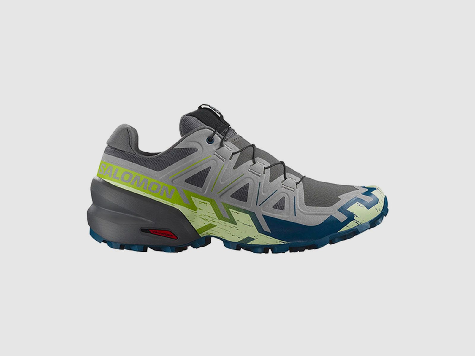 SALOMON – HEREN – SPEEDCROSS 6 Castle Rock/ Lime Cream / Poseidon, afbeelding 1 van 6