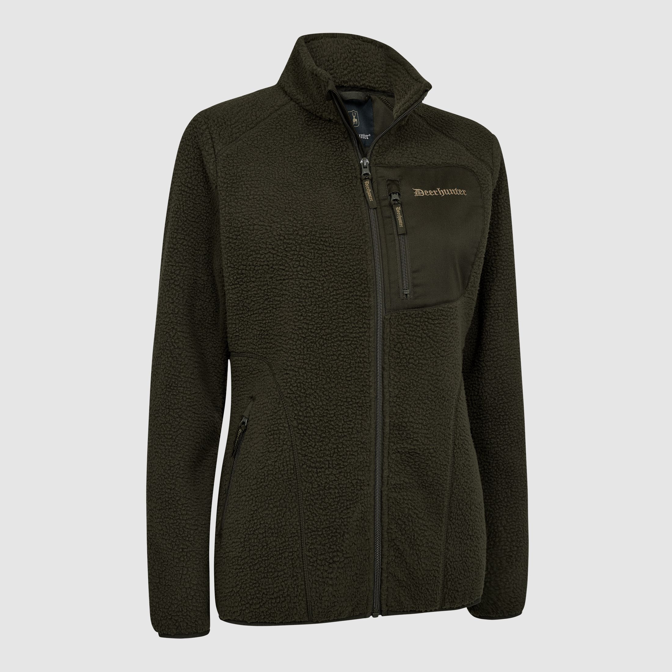 Lady Atlas Fleece Jacke - Forest Green – Kleidergröße Damen: 42