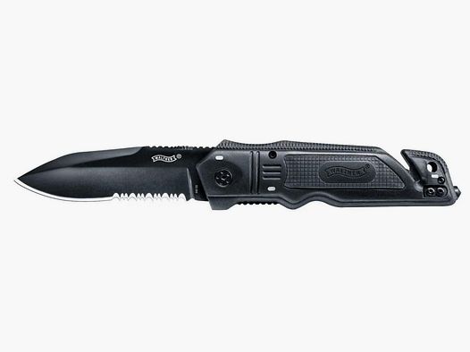 Cuchillo Plegable Walther ERK negro, Cuchillo de Rescate, 162g