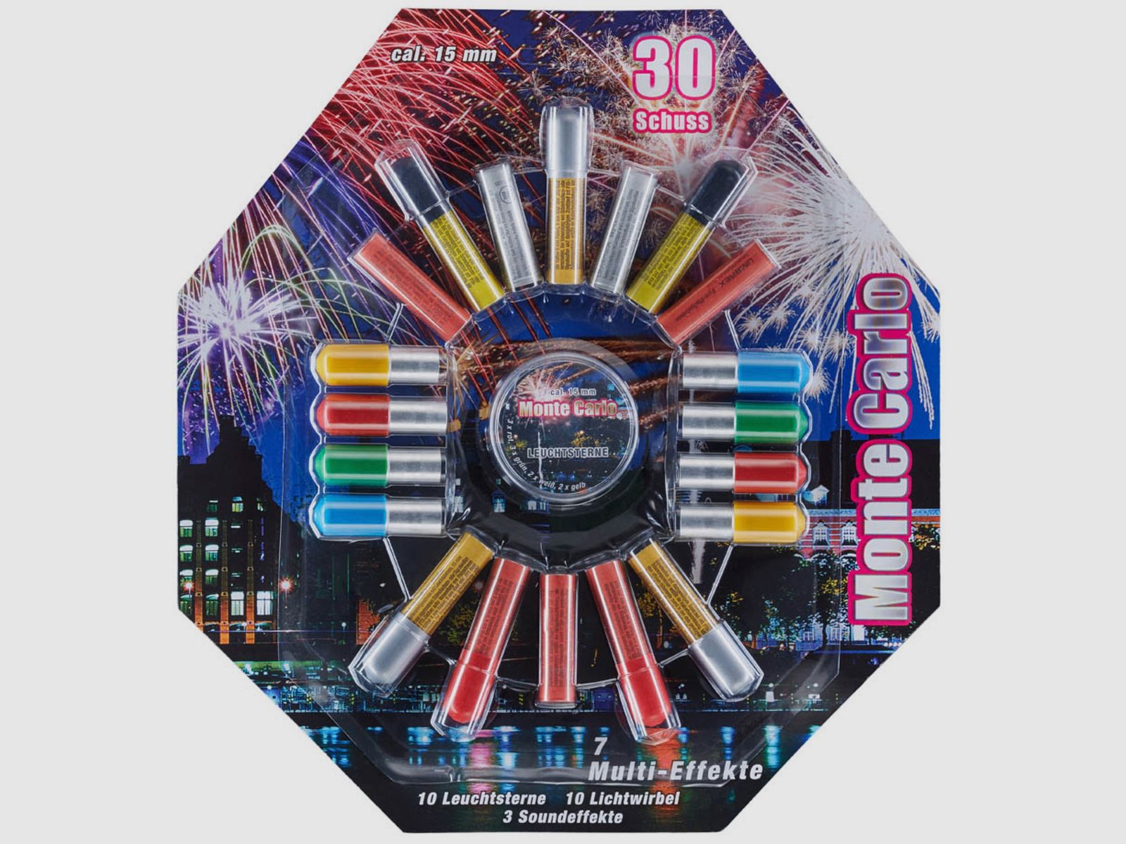 Umarex 4.1492 Monte Carlo Multieffekt 30 Schuss Pyrotechnik Blister Pyro