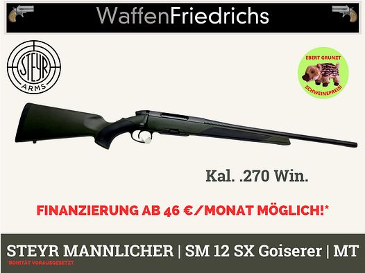 STEYR MANNLICHER SM 12 SX Goiserer - WaffenFriedrichs