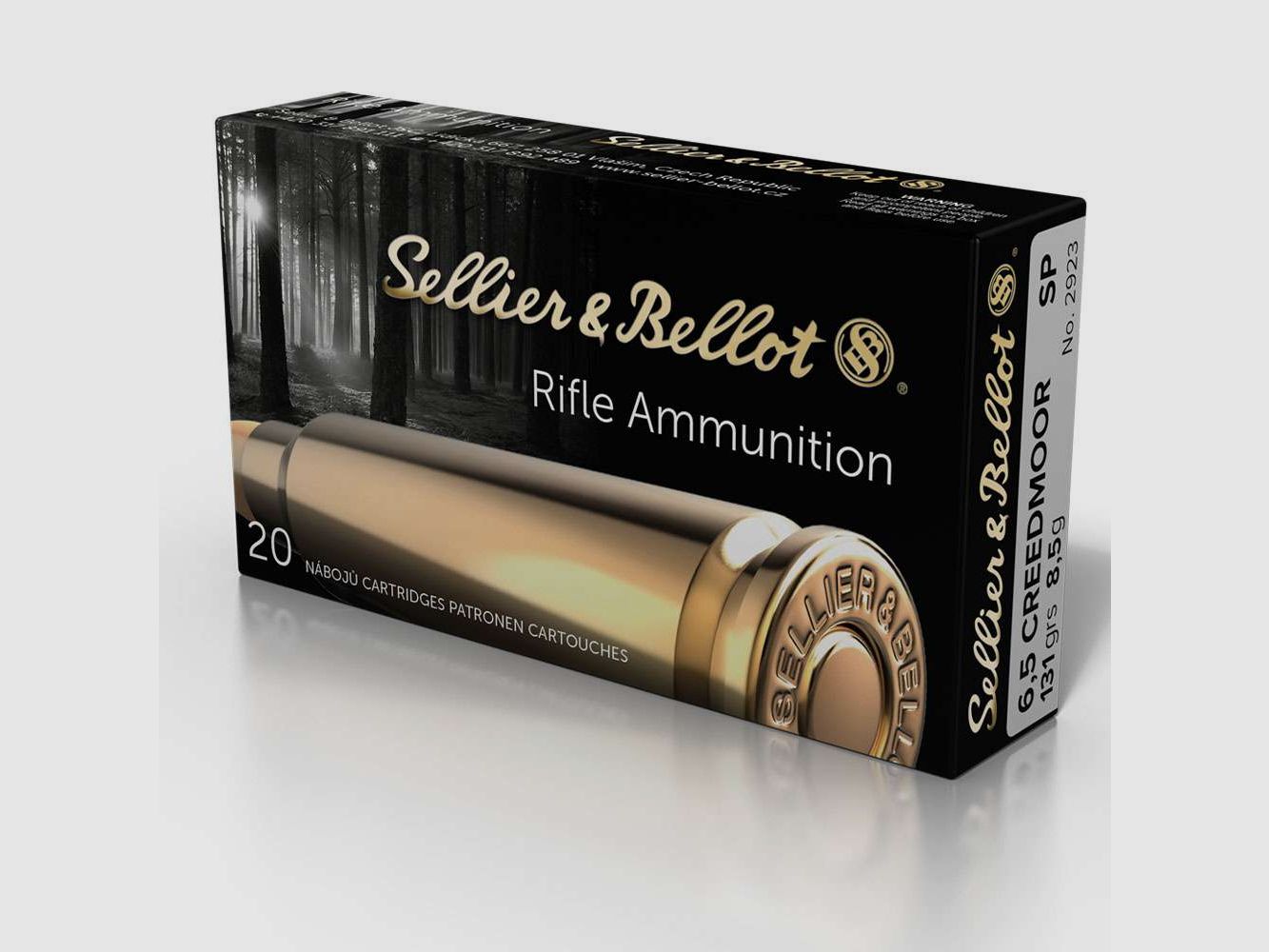 Cartouches de fusil Sellier & Bellot 6,5 Creedmoor SP, image 1 sur 13
