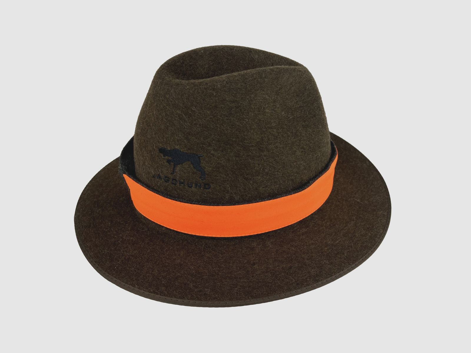 JAGDHUND Lodenhut Graz Braun mit Warnband