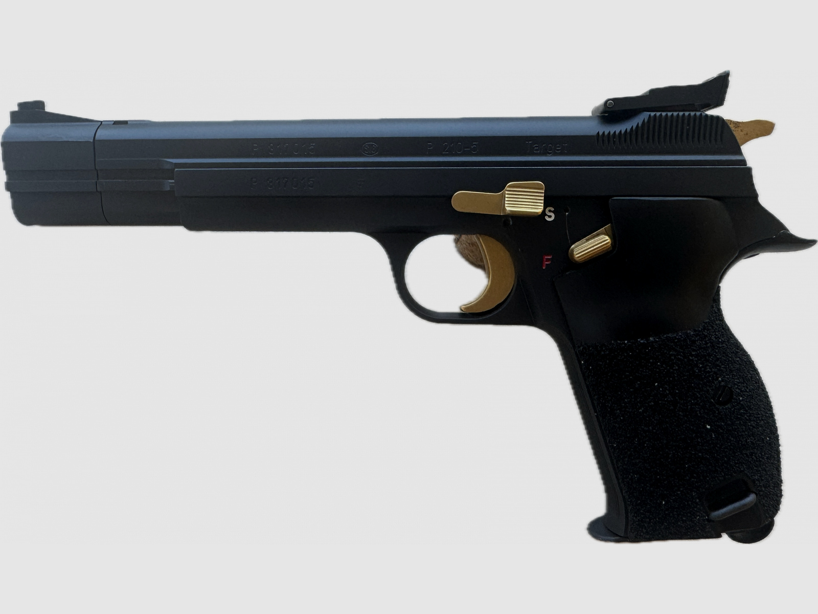 Präzisionspistole SIG P210-5 6″ Berty-Tuning, Kaliber 9 mm Luger
