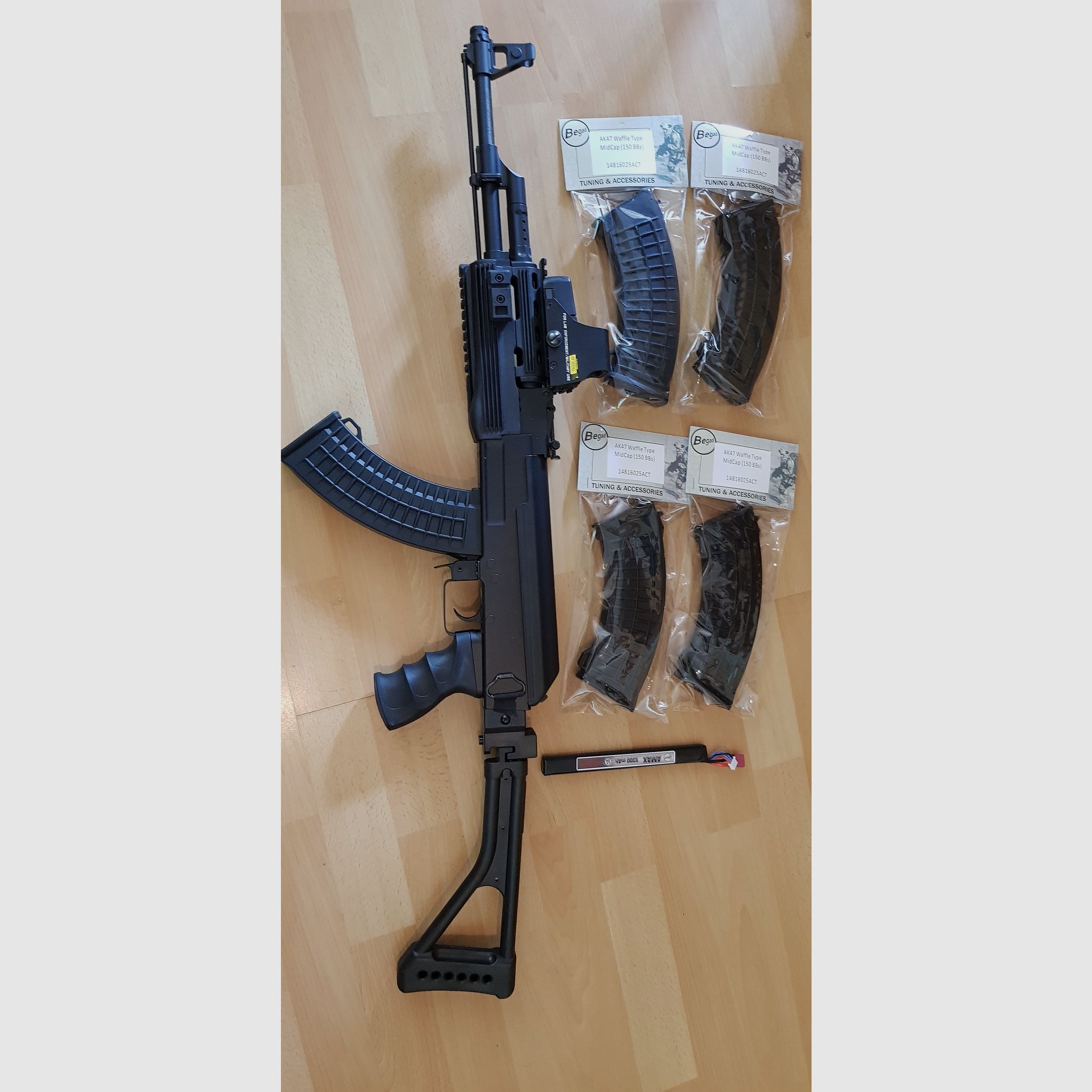 Ak 47 Airsoft  neu 1.8j (komplett set), 