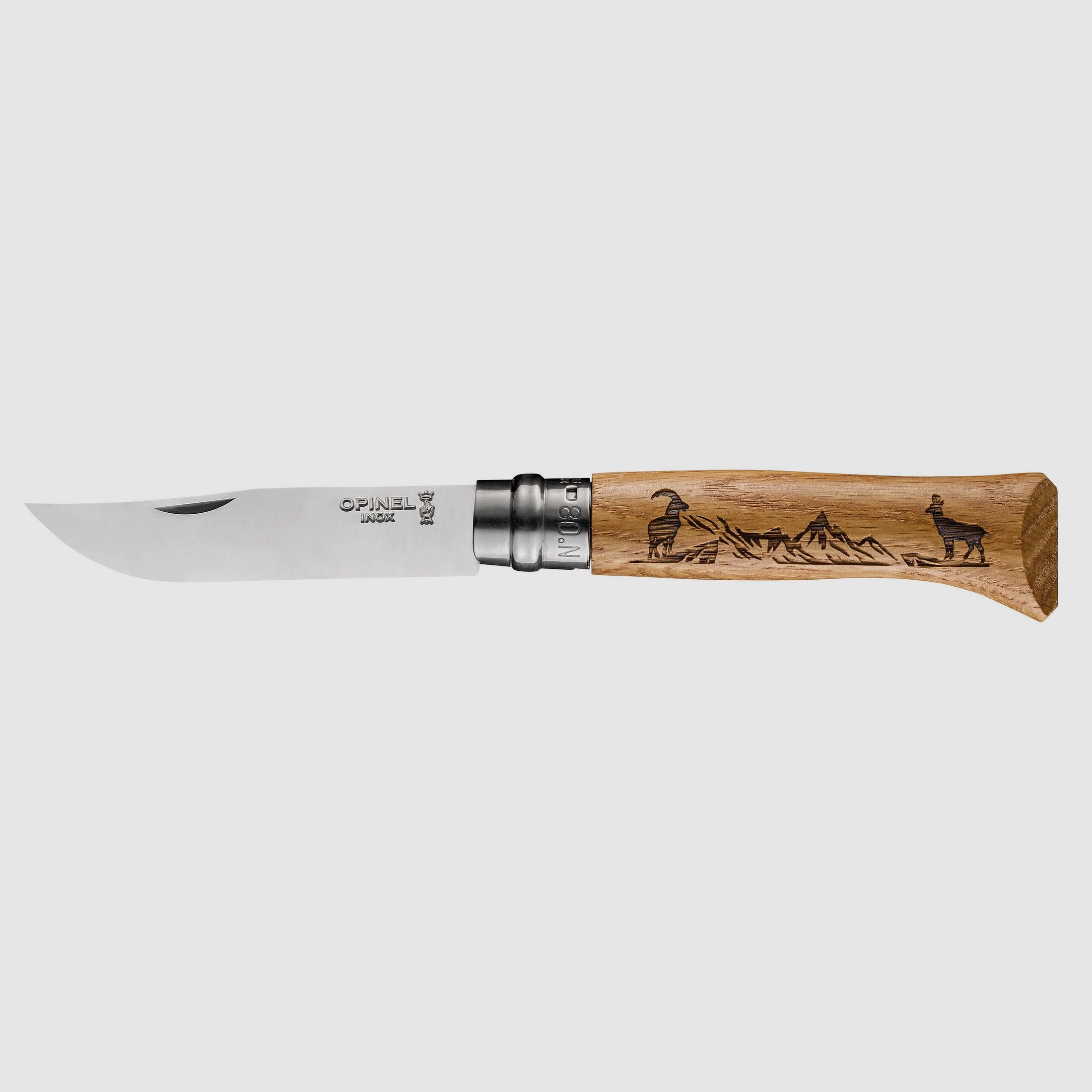 Opinel Messer Nr. 8 Animalia Gams