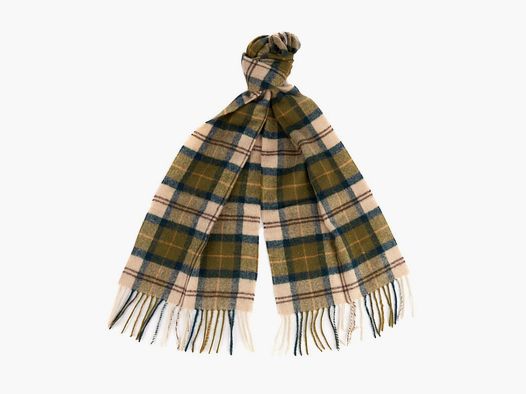 Écharpe Barbour en laine d’agneau tartan