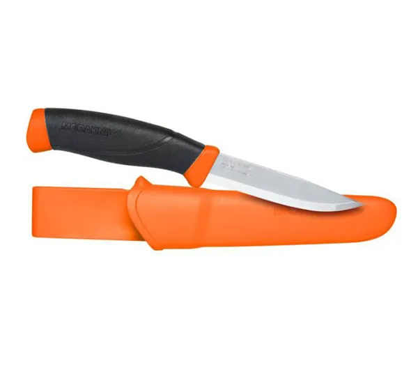 Morakniv - Nóż Companion F Orange - stal nierdzewna - Pomarańczowy
