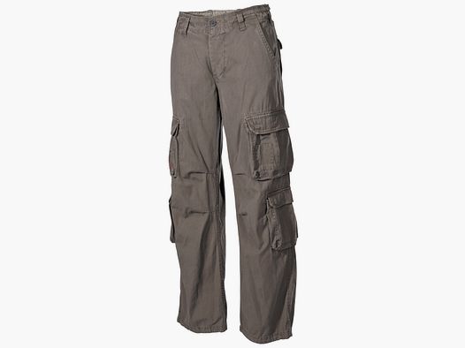 Pantalon cargo, "Defense", olive, PT, vintage trash wash