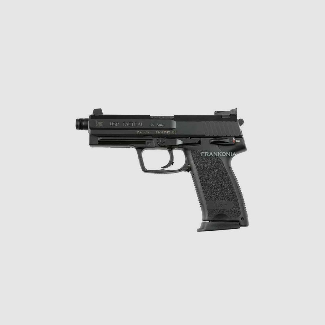 Pist.HK USP Tactical, V-3 SA/DA,.45 ACP