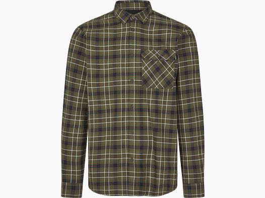Seeland Glen Flanellhemd Herr Grape Leaf/Dark Navy Check M