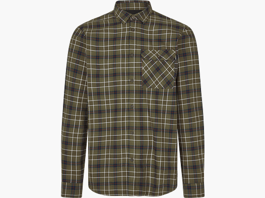 Seeland Glen Flanellhemd Herr Grape Leaf/Dark Navy Check M