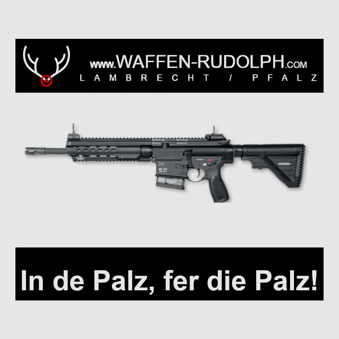 Heckler & Koch MR308 - Fucile semiautomatico MR 308 A3 - 13"LL nero