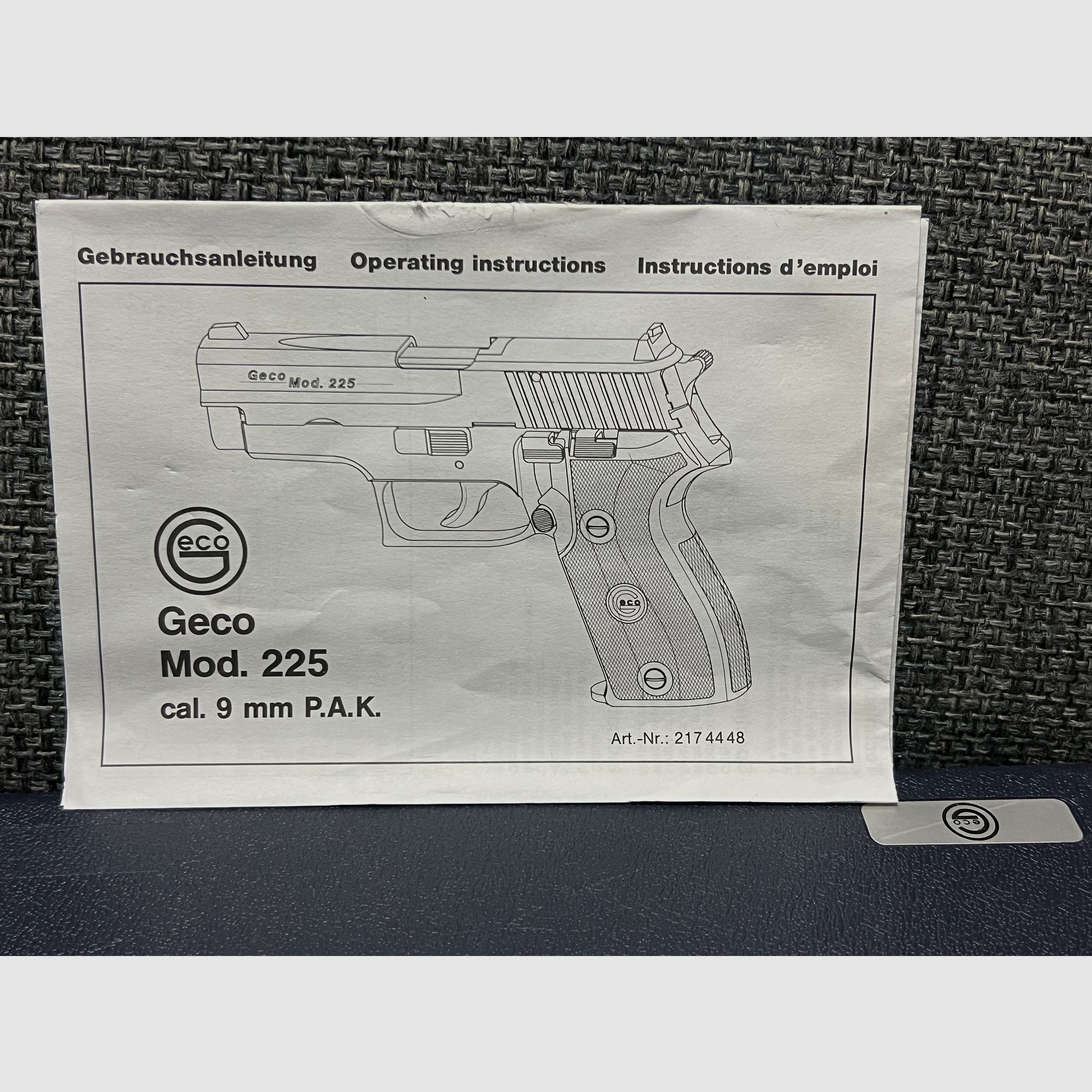 Geco Modell 225 Nickel Rarität Sammlerstück Seltenheit Neu OVP