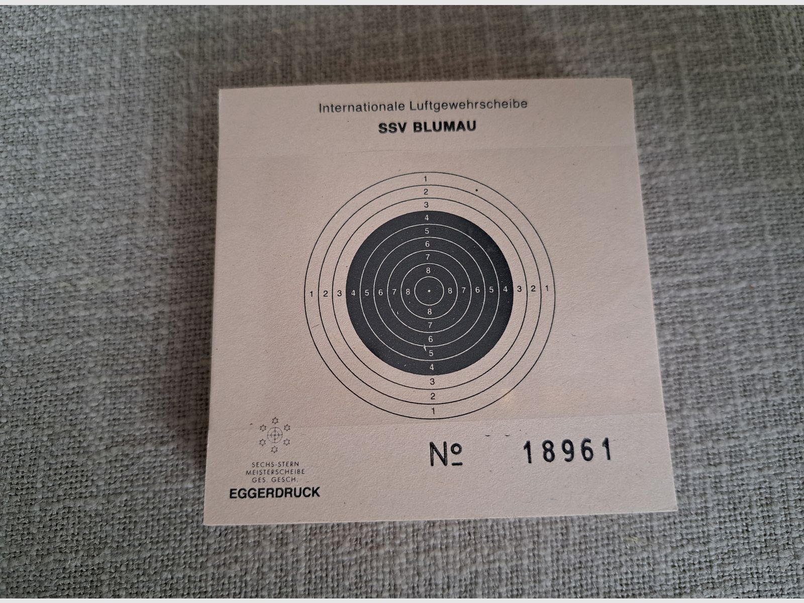 23 x 40 (+2 Probescheiben) Zielscheiben für Luftgewehr (10er Ringscheiben)