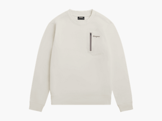 Bergans Midtli Midlayer Sweatshirt Donna Vaniglia Bianca L