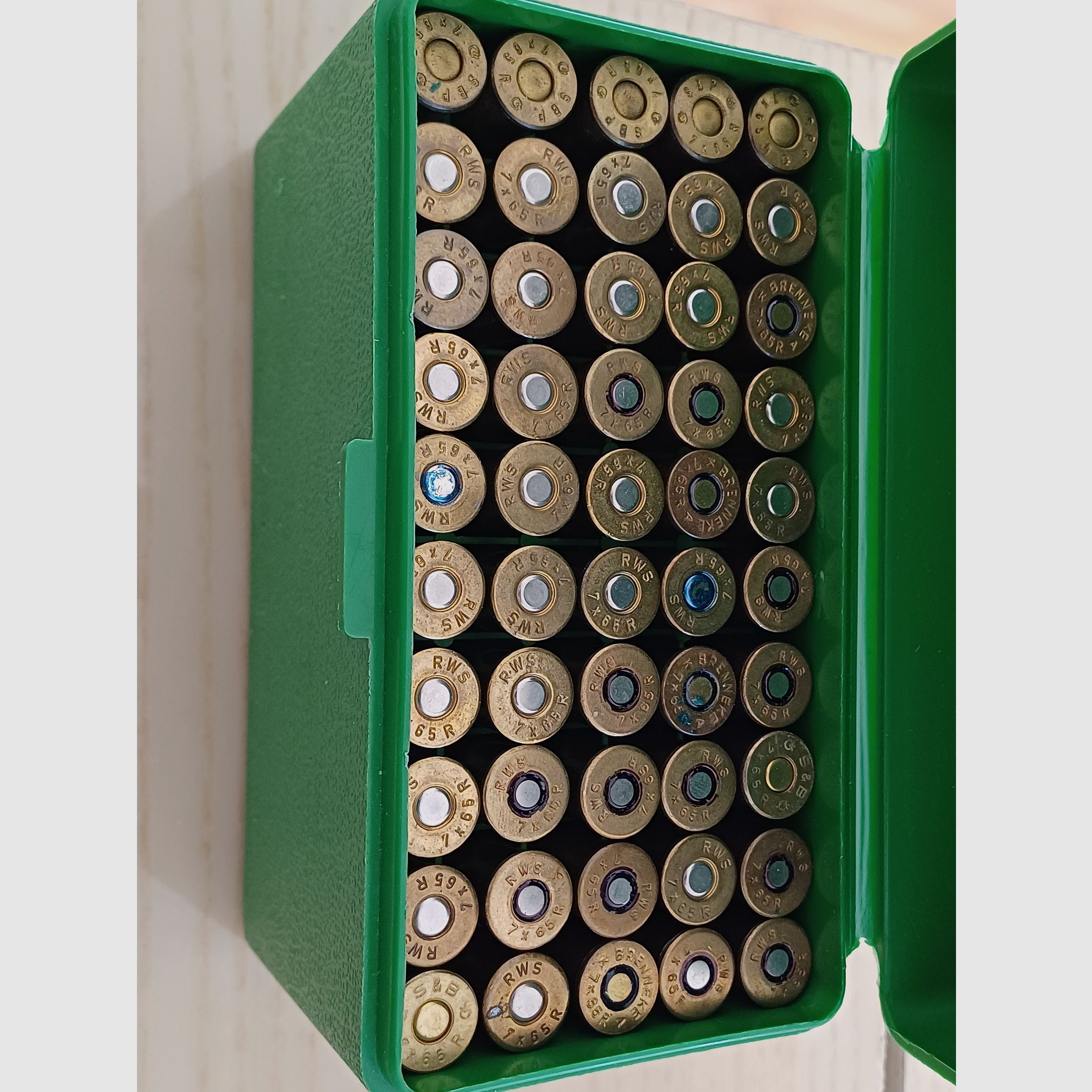 7x65 R Hülsen und Geschosse 