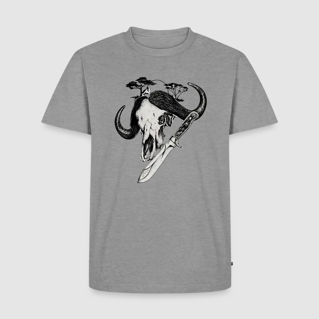 PUMA Men´s Premium T-Shirt „White Hunter – Big Game"